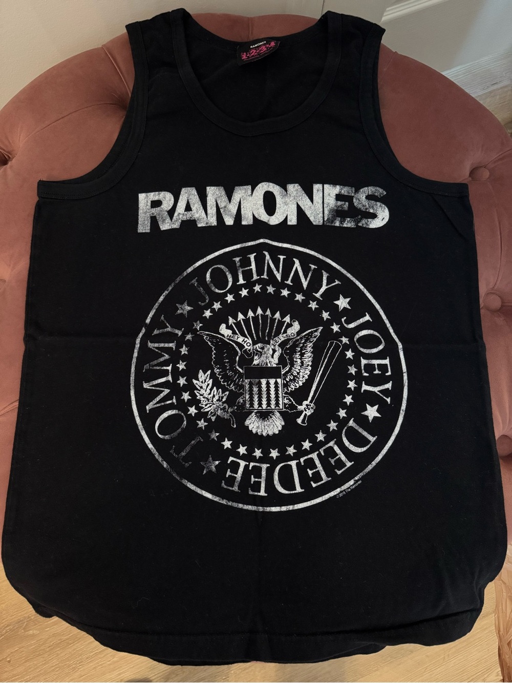 Ramones Black Logo Tank Top